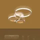 Φωτιστικό οροφής kelvo® DIAMOND LED 100W 10000lm 360° AC 220-240V IP20 ρυθμιζόμενο λευκό CCT με χειριστήριο 2700K-6000K ντιμαριζόμενο χρυσό πλατίνα 80x50x20cm
