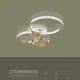 Φωτιστικό οροφής kelvo® DIAMOND LED 100W 10000lm 360° AC 220-240V IP20 ρυθμιζόμενο λευκό CCT με χειριστήριο 2700K-6000K ντιμαριζόμενο χρυσό πλατίνα 80x50x20cm