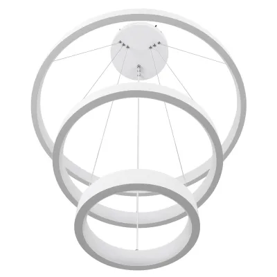 Κρεμαστό φωτιστικό οροφής LED kelvo® NEMESIS 100W 10000lm 180° AC 220-240V IP20 ρυθμιζόμενο λευκό CCT με χειριστήριο από 2700K έως 6000K ντιμμαριζόμενο λευκό ματ 60x60x60cm KLV-101-0218-V2