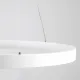 Κρεμαστό φωτιστικό οροφής LED kelvo® NEMESIS 100W 10000lm 180° AC 220-240V IP20 ρυθμιζόμενο λευκό CCT με χειριστήριο από 2700K έως 6000K ντιμμαριζόμενο λευκό ματ 60x60x60cm KLV-101-0218-V2