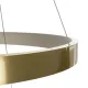 Κρεμαστό φωτιστικό οροφής LED kelvo® NEMESIS 100W 10000lm 180° AC 220-240V IP20 ρυθμιζόμενο λευκό CCT με χειριστήριο από 2700K έως 6000K ντιμμαριζόμενο χρυσό πλατίνα 60x60x60cm