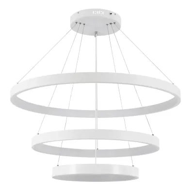 Κρεμαστό φωτιστικό οροφής LED kelvo® NEMESIS 120W 12000lm 180° AC 220-240V IP20 ρυθμιζόμενο λευκό CCT με χειριστήριο από 2700K έως 6000K ντιμμαριζόμενο λευκό ματ 80x80x80cm