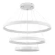 Κρεμαστό φωτιστικό οροφής LED kelvo® NEMESIS 120W 12000lm 180° AC 220-240V IP20 ρυθμιζόμενο λευκό CCT με χειριστήριο από 2700K έως 6000K ντιμμαριζόμενο λευκό ματ 80x80x80cm