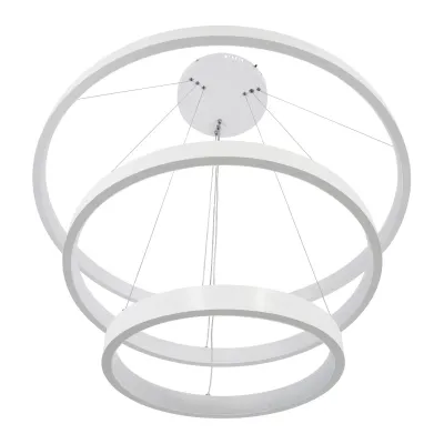 Κρεμαστό φωτιστικό οροφής LED kelvo® NEMESIS 120W 12000lm 180° AC 220-240V IP20 ρυθμιζόμενο λευκό CCT με χειριστήριο από 2700K έως 6000K ντιμμαριζόμενο λευκό ματ 80x80x80cm