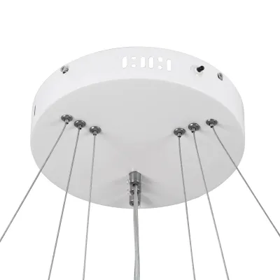 Κρεμαστό φωτιστικό οροφής LED kelvo® NEMESIS 120W 12000lm 180° AC 220-240V IP20 ρυθμιζόμενο λευκό CCT με χειριστήριο από 2700K έως 6000K ντιμμαριζόμενο λευκό ματ 80x80x80cm