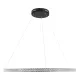 Κρεμαστό φωτιστικό οροφής LED kelvo® DIAMOND 67W 6700lm 180° AC 220-240V IP20 ρυθμιζόμενο λευκό CCT με χειριστήριο από 2700K έως 6000K ντιμμαριζόμενο μαύρο ματ 80x80x3cm