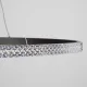 Κρεμαστό φωτιστικό οροφής LED kelvo® DIAMOND 67W 6700lm 180° AC 220-240V IP20 ρυθμιζόμενο λευκό CCT με χειριστήριο από 2700K έως 6000K ντιμμαριζόμενο μαύρο ματ 80x80x3cm