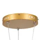 Κρεμαστό φωτιστικό οροφής LED kelvo® DIAMOND 100W 10000lm 180° AC 220-240V IP20 ρυθμιζόμενο λευκό CCT με χειριστήριο από 2700K έως 6000K ντιμμαριζόμενο χρυσό πλατίνα 110x110x60cm