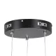 Κρεμαστό φωτιστικό οροφής LED kelvo® DIAMOND 150W 15000lm 180° AC 220-240V IP20 ρυθμιζόμενο λευκό CCT με χειριστήριο από 2700K έως 6000K ντιμμαριζόμενο μαύρο ματ 170x170x60cm Κρεμαστό φωτιστικό οροφής LED kelvo® DIAMOND 150W 15000lm 180° AC 220-240V IP20 ρυθμιζόμενο λευκό CCT με χειριστήριο από 2700K έως 6000K ντιμμαριζόμενο μαύρο ματ 170x170x60cm