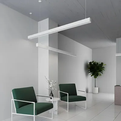 Κρεμαστό γραμμικό φωτιστικό οροφής LED kelvo® ORION 72W 7200lm 120° AC 220-240V IP20 ρυθμιζόμενο λευκό CCT με χειριστήριο από 2700K έως 6000K ντιμμαριζόμενο λευκό ματ 120x5x7.5cm Κρεμαστό γραμμικό φωτιστικό οροφής LED kelvo® ORION 72W 7200lm 120° AC 220-240V IP20 ρυθμιζόμενο λευκό CCT με χειριστήριο από 2700K έως 6000K ντιμμαριζόμενο λευκό ματ 120x5x7.5cm