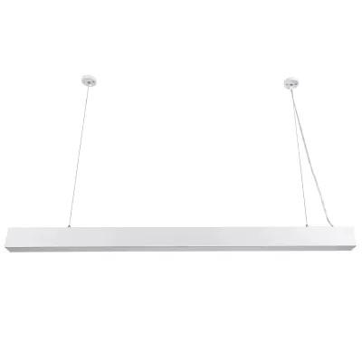 Κρεμαστό γραμμικό φωτιστικό οροφής LED kelvo® ORION 72W 7200lm 120° AC 220-240V IP20 ρυθμιζόμενο λευκό CCT με χειριστήριο από 2700K έως 6000K ντιμμαριζόμενο λευκό ματ 120x5x7.5cm Κρεμαστό γραμμικό φωτιστικό οροφής LED kelvo® ORION 72W 7200lm 120° AC 220-240V IP20 ρυθμιζόμενο λευκό CCT με χειριστήριο από 2700K έως 6000K ντιμμαριζόμενο λευκό ματ 120x5x7.5cm