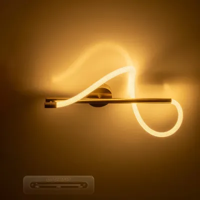 Φωτιστικό οροφής kelvo® GLOW LED 24W 2400lm 360° AC 220-240V IP20 ρυθμιζόμενο λευκό CCT 2700K/4500K/6000K με On/Off χρυσό πλατίνα 30x15x70cm Φωτιστικό οροφής kelvo® GLOW LED 24W 2400lm 360° AC 220-240V IP20 ρυθμιζόμενο λευκό CCT 2700K/4500K/6000K με On/Off χρυσό πλατίνα 30x15x70cm