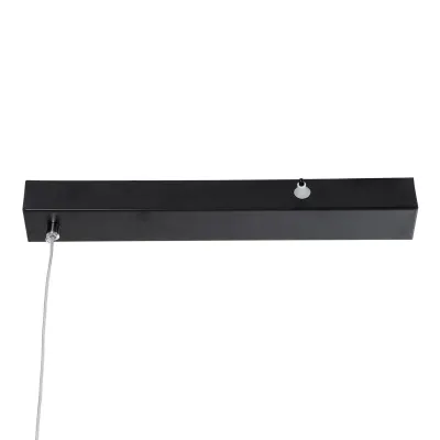 Κρεμαστό φωτιστικό οροφής LED kelvo® LINARIA 36W 3600lm 180° AC 220-240V IP20 ρυθμιζόμενο λευκό CCT με χειριστήριο από 2700K έως 6000K ντιμαριζόμενο μαύρο ματ 120x2x10cm