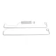 Κρεμαστό φωτιστικό οροφής LED kelvo® LINARIA 72W 7200lm 180° AC 220-240V IP20 ρυθμιζόμενο λευκό CCT με χειριστήριο από 2700K έως 6000K ντιμμαριζόμενο λευκό ματ 130x4x25cm