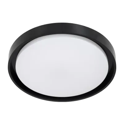 Φωτιστικό οροφής kelvo® BARCHETTA LED 72W 7200lm 120° AC 220-240V IP20 ρυθμιζόμενο λευκό CCT με χειριστήριο από 2700K έως 6000K ντιμμάριζομενο μαύρο ματ 48x48x8.2cm