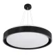 Φωτιστικό οροφής kelvo® BARCHETTA LED 72W 7200lm 120° AC 220-240V IP20 ρυθμιζόμενο λευκό CCT με χειριστήριο από 2700K έως 6000K ντιμμάριζομενο μαύρο ματ 48x48x8.2cm