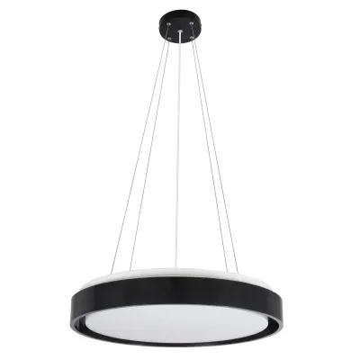 Φωτιστικό οροφής kelvo® BARCHETTA LED 72W 7200lm 120° AC 220-240V IP20 ρυθμιζόμενο λευκό CCT με χειριστήριο από 2700K έως 6000K ντιμμάριζομενο μαύρο ματ 48x48x8.2cm