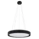 Φωτιστικό οροφής kelvo® BARCHETTA LED 72W 7200lm 120° AC 220-240V IP20 ρυθμιζόμενο λευκό CCT με χειριστήριο από 2700K έως 6000K ντιμμάριζομενο μαύρο ματ 48x48x8.2cm