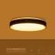 Φωτιστικό οροφής kelvo® BARCHETTA LED 72W 7200lm 120° AC 220-240V IP20 ρυθμιζόμενο λευκό CCT με χειριστήριο από 2700K έως 6000K ντιμμable μαύρο & σαμπανιζέ χρυσό ματ 48x48x8.2cm