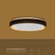 Φωτιστικό οροφής kelvo® BARCHETTA LED 72W 7200lm 120° AC 220-240V IP20 ρυθμιζόμενο λευκό CCT με χειριστήριο από 2700K έως 6000K ντιμμable μαύρο & σαμπανιζέ χρυσό ματ 48x48x8.2cm
