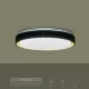 Φωτιστικό οροφής kelvo® BARCHETTA LED 72W 7200lm 120° AC 220-240V IP20 ρυθμιζόμενο λευκό CCT με χειριστήριο από 2700K έως 6000K ντιμμable μαύρο & σαμπανιζέ χρυσό ματ 48x48x8.2cm