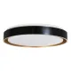 Φωτιστικό οροφής kelvo® BARCHETTA LED 72W 7200lm 120° AC 220-240V IP20 ρυθμιζόμενο λευκό CCT με χειριστήριο από 2700K έως 6000K ντιμμable μαύρο & σαμπανιζέ χρυσό ματ 48x48x8.2cm