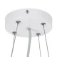 Κρεμαστό φωτιστικό οροφής LED kelvo® BARCHETTA 72W 7200lm 120° AC 220-240V IP20 ρυθμιζόμενο λευκό CCT με χειριστήριο από 2700K έως 6000K ντιμμάριζομενο λευκό & σαμπανιζέ χρυσό ματ 48x48x8.2cm
