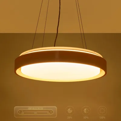 Κρεμαστό φωτιστικό οροφής LED kelvo® BARCHETTA 72W 7200lm 120° AC 220-240V IP20 ρυθμιζόμενο λευκό CCT με χειριστήριο από 2700K έως 6000K ντιμμάριζομενο λευκό & σαμπανιζέ χρυσό ματ 48x48x8.2cm