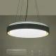 Κρεμαστό φωτιστικό οροφής LED kelvo® BARCHETTA 72W 7200lm 120° AC 220-240V IP20 ρυθμιζόμενο λευκό CCT με χειριστήριο από 2700K έως 6000K ντιμμάριζομενο λευκό & σαμπανιζέ χρυσό ματ 48x48x8.2cm