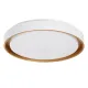 Κρεμαστό φωτιστικό οροφής LED kelvo® BARCHETTA 72W 7200lm 120° AC 220-240V IP20 ρυθμιζόμενο λευκό CCT με χειριστήριο από 2700K έως 6000K ντιμμάριζομενο λευκό & σαμπανιζέ χρυσό ματ 48x48x8.2cm