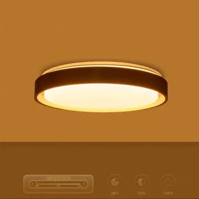Φωτιστικό οροφής LED kelvo® BARCHETTA 72W 7200lm 120° AC 220-240V IP20 ρυθμιζόμενο λευκό CCT με χειριστήριο από 2700K έως 6000K ντιμάριζομενο σαμπανιζέ χρυσό ματ 48x48x8.2cm