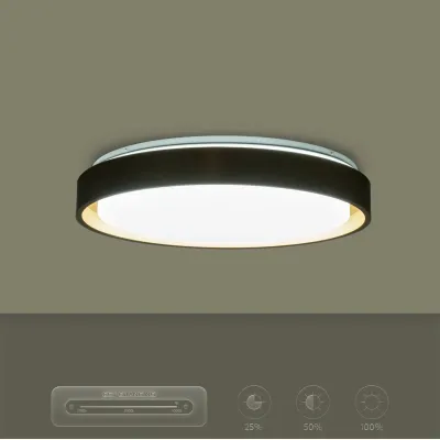 Φωτιστικό οροφής LED kelvo® BARCHETTA 72W 7200lm 120° AC 220-240V IP20 ρυθμιζόμενο λευκό CCT με χειριστήριο από 2700K έως 6000K ντιμάριζομενο σαμπανιζέ χρυσό ματ 48x48x8.2cm