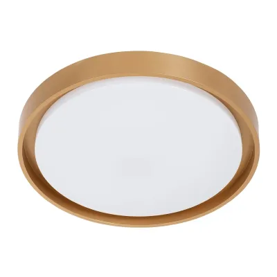 Φωτιστικό οροφής LED kelvo® BARCHETTA 72W 7200lm 120° AC 220-240V IP20 ρυθμιζόμενο λευκό CCT με χειριστήριο από 2700K έως 6000K ντιμάριζομενο σαμπανιζέ χρυσό ματ 48x48x8.2cm