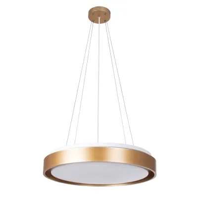 Φωτιστικό οροφής LED kelvo® BARCHETTA 72W 7200lm 120° AC 220-240V IP20 ρυθμιζόμενο λευκό CCT με χειριστήριο από 2700K έως 6000K ντιμάριζομενο σαμπανιζέ χρυσό ματ 48x48x8.2cm