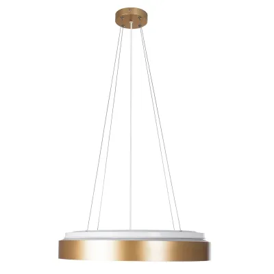 Φωτιστικό οροφής LED kelvo® BARCHETTA 72W 7200lm 120° AC 220-240V IP20 ρυθμιζόμενο λευκό CCT με χειριστήριο από 2700K έως 6000K ντιμάριζομενο σαμπανιζέ χρυσό ματ 48x48x8.2cm