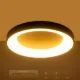 Φωτιστικό οροφής kelvo® SALEM LED 75W 7500lm 120° AC 220-240V IP20 ρυθμιζόμενο λευκό CCT με χειριστήριο από 2700K έως 6000K dimmable μαύρο ματ 45x45x9.5cm