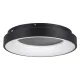 Φωτιστικό οροφής kelvo® SALEM LED 75W 7500lm 120° AC 220-240V IP20 ρυθμιζόμενο λευκό CCT με χειριστήριο από 2700K έως 6000K dimmable μαύρο ματ 45x45x9.5cm