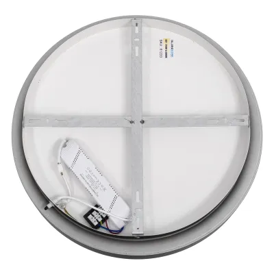 Φωτιστικό οροφής kelvo® SALEM LED 75W 7500lm 120° AC 220-240V IP20 ρυθμιζόμενο λευκό CCT με χειριστήριο από 2700K έως 6000K dimmable μαύρο ματ 45x45x9.5cm
