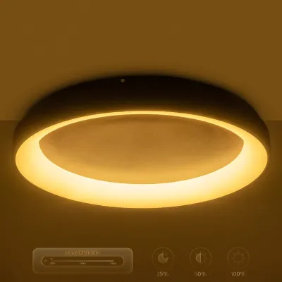 Φωτιστικό οροφής kelvo® SALEM LED 75W 7500lm 120° AC 220-240V IP20 ρυθμιζόμενο λευκό CCT με χειριστήριο από 2700K έως 6000K ντιμμάριζομενο καφέ ματ 45x45x9.5cm Φωτιστικό οροφής kelvo® SALEM LED 75W 7500lm 120° AC 220-240V IP20 ρυθμιζόμενο λευκό CCT με χειριστήριο από 2700K έως 6000K ντιμμάριζομενο καφέ ματ 45x45x9.5cm