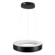 Κρεμαστό φωτιστικό οροφής LED kelvo® SALEM 75W 7500lm 120° AC 220-240V IP20 ρυθμιζόμενο λευκό CCT με χειριστήριο από 2700K έως 6000K ντιμαριζόμενο μαύρο ματ 45x45x6cm