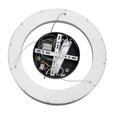 Κρεμαστό φωτιστικό οροφής LED kelvo® SALEM 75W 7500lm 120° AC 220-240V IP20 ρυθμιζόμενο λευκό CCT με χειριστήριο από 2700K έως 6000K ντιμαριζόμενο μαύρο ματ 45x45x6cm