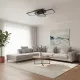 Φωτιστικό οροφής kelvo® QUADRA LED 100W 10000lm 120° AC 220-240V IP20 ρυθμιζόμενο λευκό CCT με χειριστήριο 2700K-6000K ντιμμάριζομαι μαύρο ματ 85x45x9cm Φωτιστικό οροφής kelvo® QUADRA LED 100W 10000lm 120° AC 220-240V IP20 ρυθμιζόμενο λευκό CCT με χειριστήριο 2700K-6000K ντιμμάριζομαι μαύρο ματ 85x45x9cm