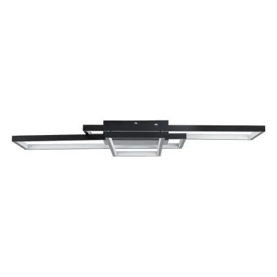 Φωτιστικό οροφής kelvo® QUADRA LED 100W 10000lm 120° AC 220-240V IP20 ρυθμιζόμενο λευκό CCT με χειριστήριο 2700K-6000K ντιμμάριζομαι μαύρο ματ 85x45x9cm Φωτιστικό οροφής kelvo® QUADRA LED 100W 10000lm 120° AC 220-240V IP20 ρυθμιζόμενο λευκό CCT με χειριστήριο 2700K-6000K ντιμμάριζομαι μαύρο ματ 85x45x9cm