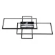 Φωτιστικό οροφής kelvo® QUADRA LED 100W 10000lm 120° AC 220-240V IP20 ρυθμιζόμενο λευκό CCT με χειριστήριο 2700K-6000K ντιμμάριζομαι μαύρο ματ 85x45x9cm Φωτιστικό οροφής kelvo® QUADRA LED 100W 10000lm 120° AC 220-240V IP20 ρυθμιζόμενο λευκό CCT με χειριστήριο 2700K-6000K ντιμμάριζομαι μαύρο ματ 85x45x9cm