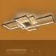 Φωτιστικό οροφής kelvo® QUADRA LED 120W 12000lm 120° AC 220-240V IP20 ρυθμιζόμενο λευκό CCT με χειριστήριο 2700K-6000K dimmable λευκό ματ 105x60x9cm