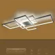Φωτιστικό οροφής kelvo® QUADRA LED 120W 12000lm 120° AC 220-240V IP20 ρυθμιζόμενο λευκό CCT με χειριστήριο 2700K-6000K dimmable λευκό ματ 105x60x9cm