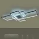 Φωτιστικό οροφής kelvo® QUADRA LED 120W 12000lm 120° AC 220-240V IP20 ρυθμιζόμενο λευκό CCT με χειριστήριο 2700K-6000K dimmable λευκό ματ 105x60x9cm