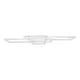 Φωτιστικό οροφής kelvo® QUADRA LED 120W 12000lm 120° AC 220-240V IP20 ρυθμιζόμενο λευκό CCT με χειριστήριο 2700K-6000K dimmable λευκό ματ 105x60x9cm