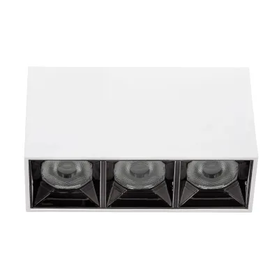 Φωτιστικό οροφής kelvo® LUMINAR Downlight σποτ LED 12W 1680lm 36° AC 220-240V IP20 φυσικό λευκό 4500K Osram SMD chip λευκό ματ 11.8x4.2x6.6cm