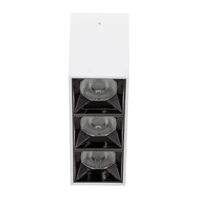 Φωτιστικό οροφής kelvo® LUMINAR Downlight σποτ LED 12W 1680lm 36° AC 220-240V IP20 φυσικό λευκό 4500K Osram SMD chip λευκό ματ 11.8x4.2x6.6cm